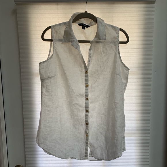 ellen tracy sleeveless blouse